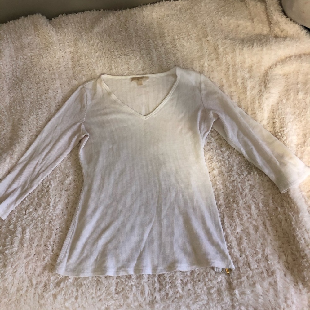 White knitted Micheal Kors blouse